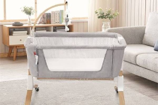 گهواره پارچهای آسمانی طراحی مدرن برای خواب آرام