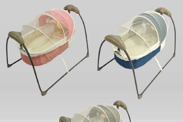 گهواره پارچهای آرامش طبیعت با طرحات مرتبط با طبیعت