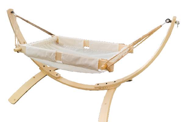 گهواره سنتی نوزاد مدل پارس چوبی 
